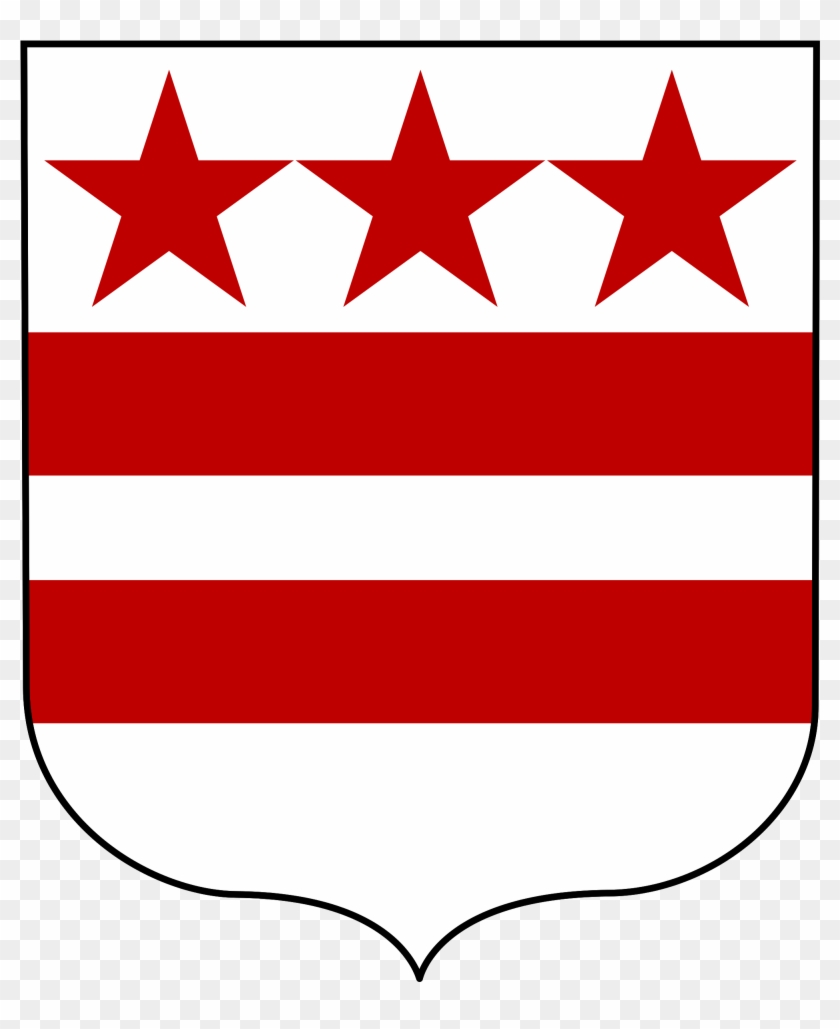 The Triangular Formation Of The Stars Represents The - Washington Coat Of Arms #1616126