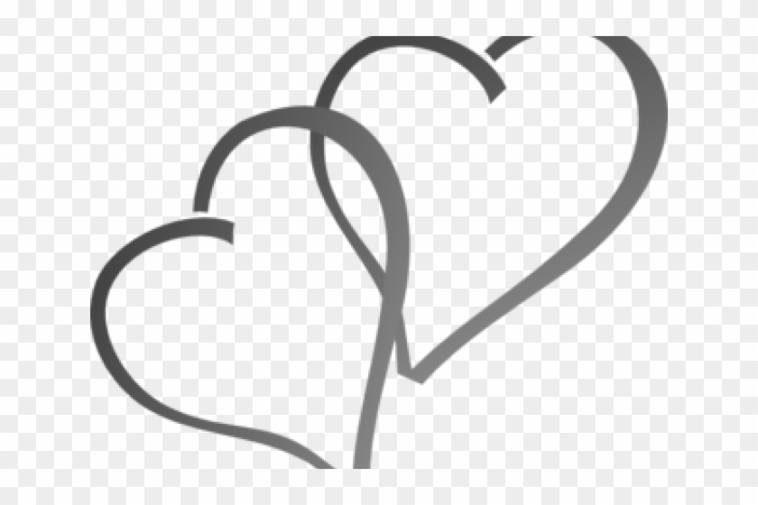 Transparent Background Heart Clipart Black And White #1616174