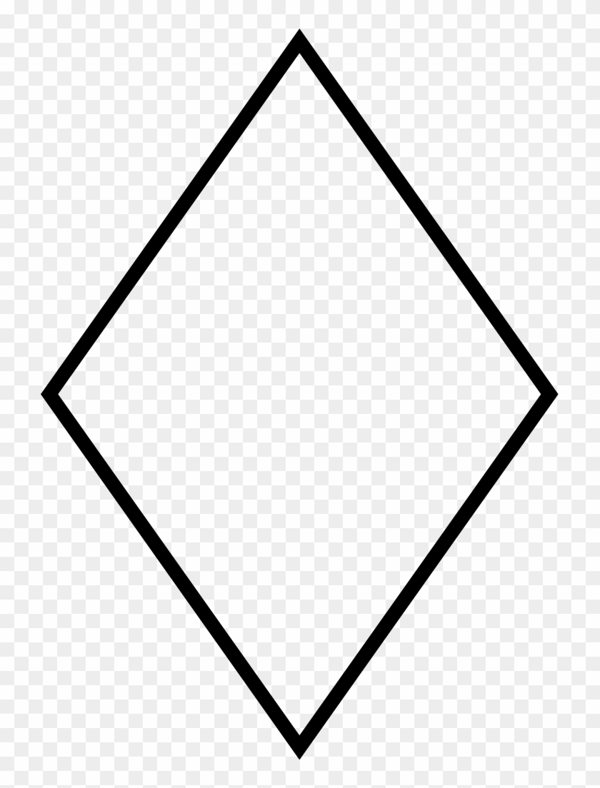 File Rhombus 1 Svg Wikimedia Commons People Playing - Diamond Shape Colouring Pages #1616403