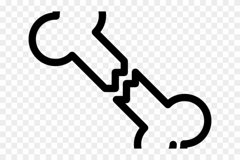 Bone Clipart Snapped - Broken Bone Clip Art #1617339