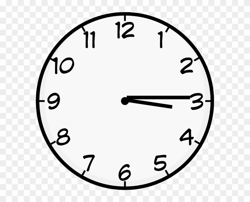 Quarter Past Three Clip Art At Clker - Wall Clock #1617394