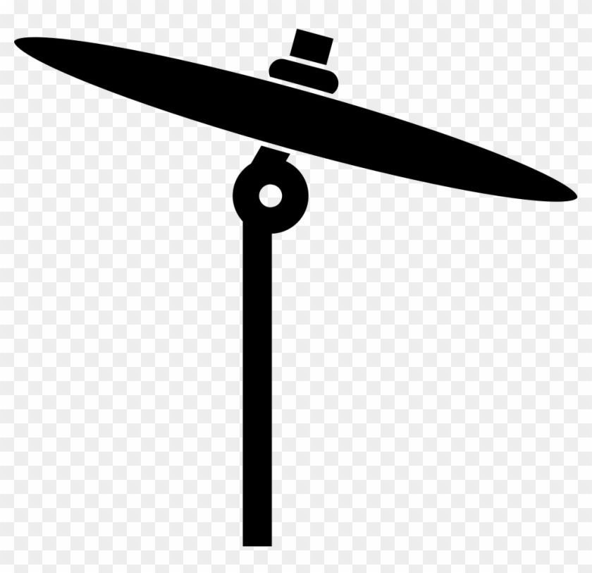 Cymbal Thin Musical Instrument Side View Comments - Cymbals Png Vector #1617614