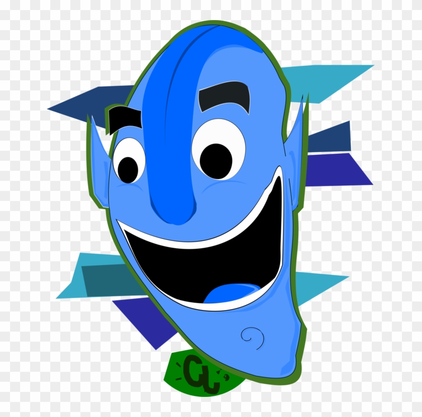 Blue Drawing Cartoon Green Caricature - Blue Drawing Cartoon Green Caricature #1618075