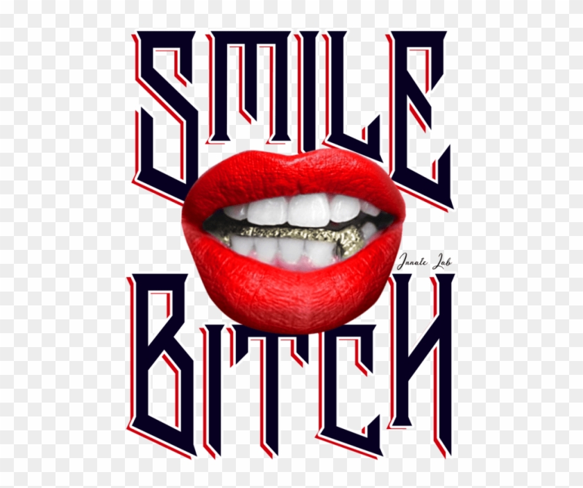 Free Png Download Smile Bitch Female Grillz Gold Lips - Smile Bitch #1618422