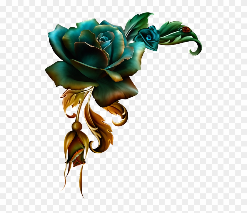 3d Sheets, Frame Background, Flower Designs, Quilling - Jaguarwoman Lidia Tube Png Moonbeam Roses #1618533