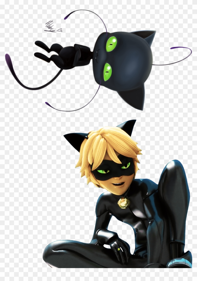 Molde Para O Video Do Canal Diy Talitah Sampaio - Chat Noir Transparent #1619175