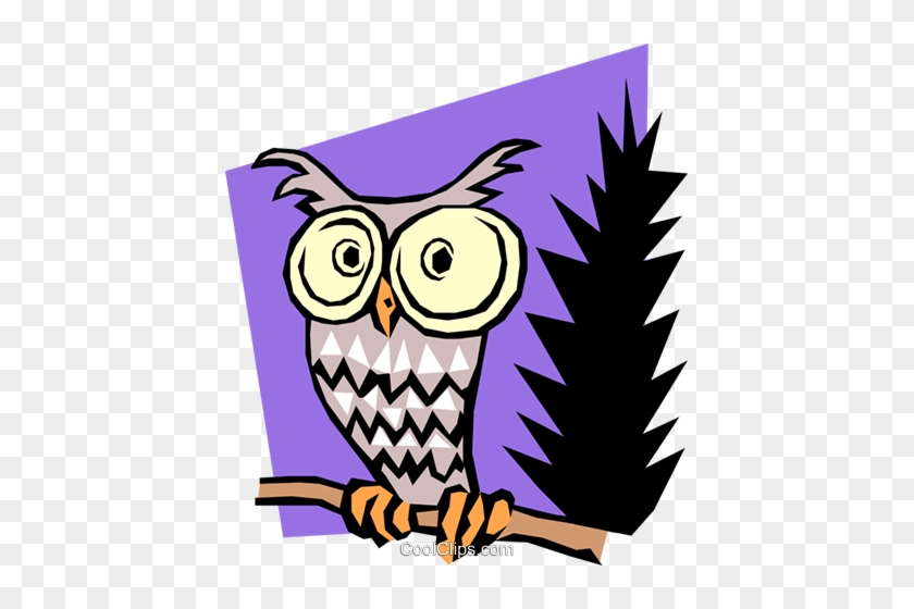 Cartoon Owl Royalty Free Vector Clip Art Illustration - Cartoon #1619511
