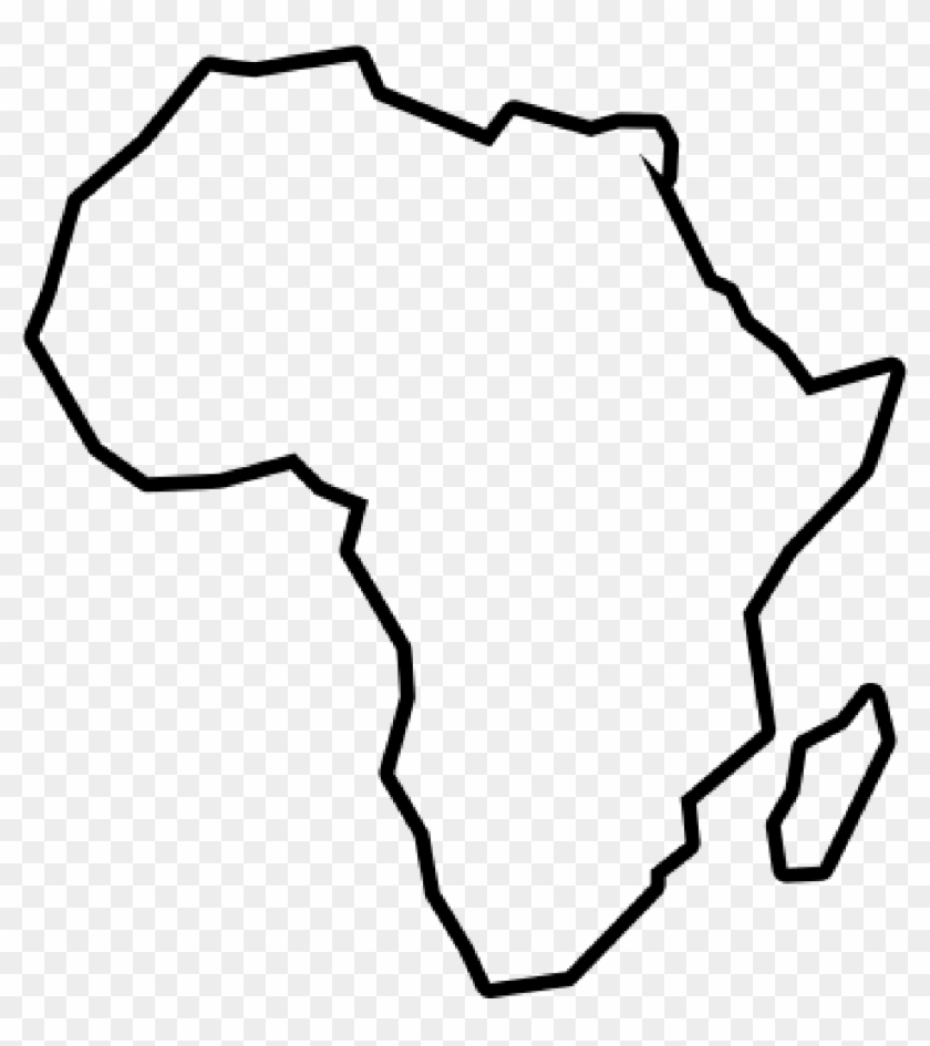 Outline Of The Continent Of Africa - Africa Outline Transparent #1619654