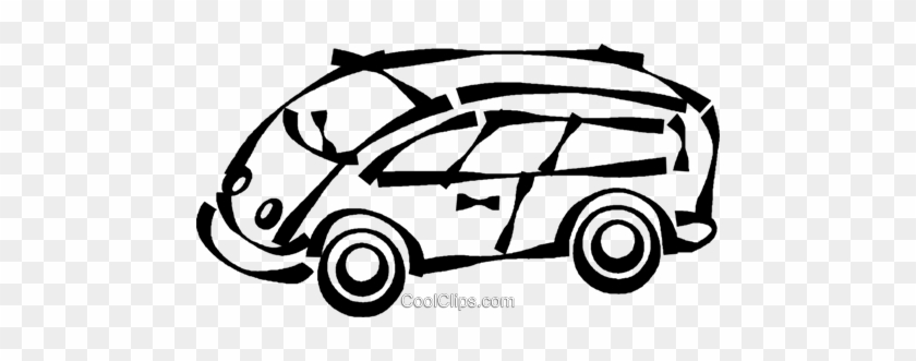 Van Royalty Free Vector Clip Art Illustration - Van Royalty Free Vector Clip Art Illustration #1619674