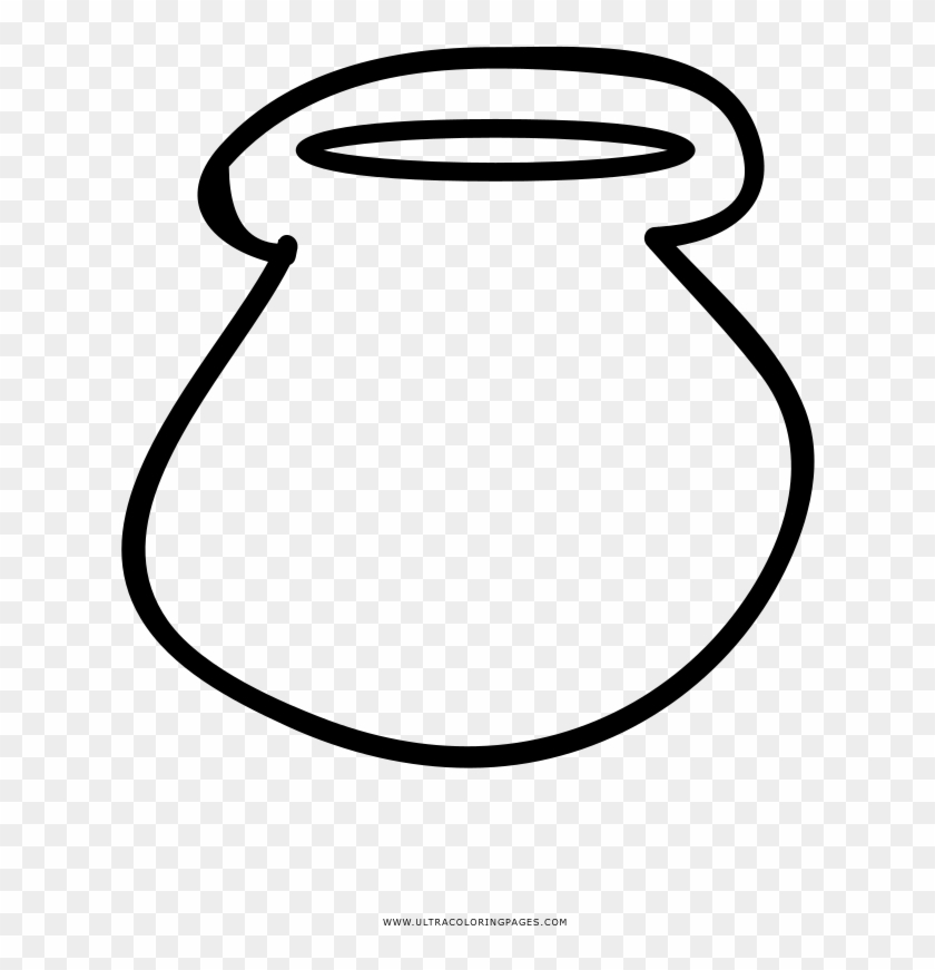 Fish Bowl Coloring Page - Line Art #1619874