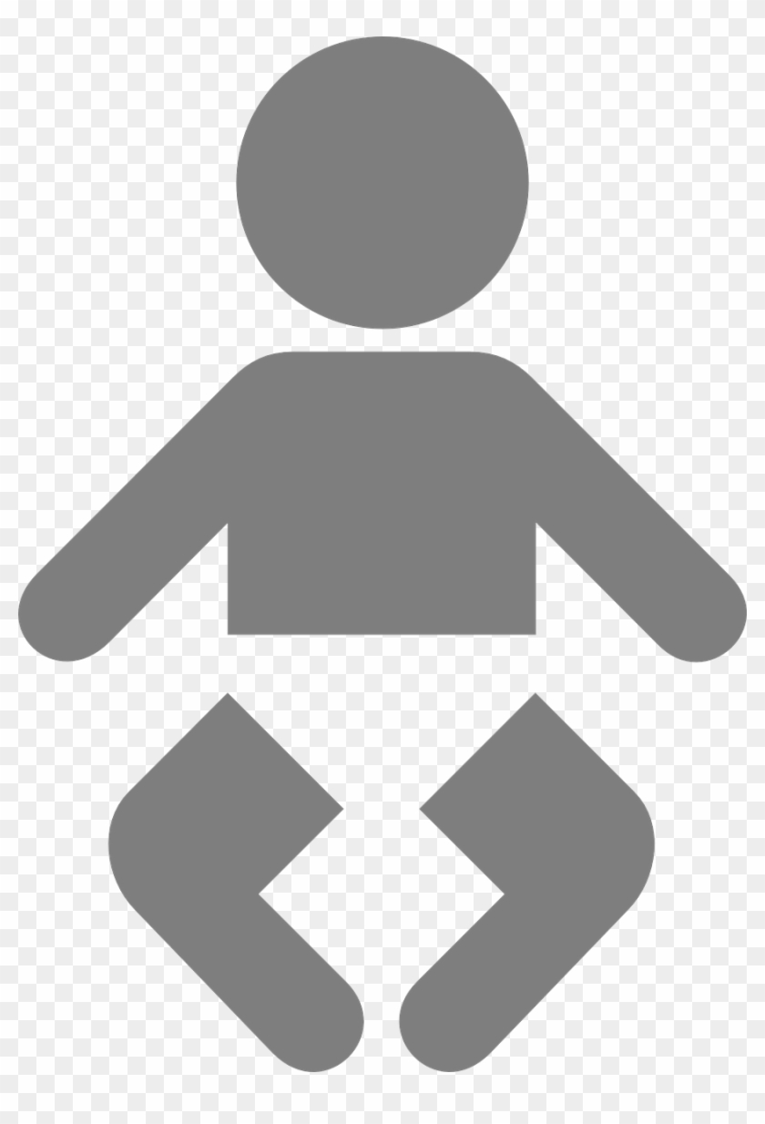 Baby,pictogram,baby Change,winding Spyce,gray,diapers,free - Baby Icon Png Gray #1619953