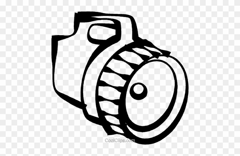 Flashlight Royalty Free Vector Clip Art Illustration - Flashlight Royalty Free Vector Clip Art Illustration #1621730