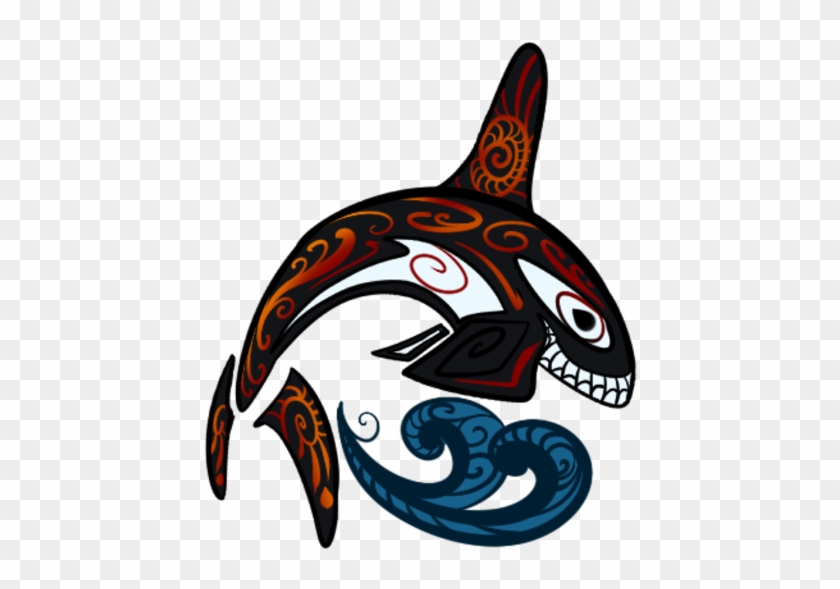 Orca Clip Art Free - Orca Tribal Tattoo #1622562