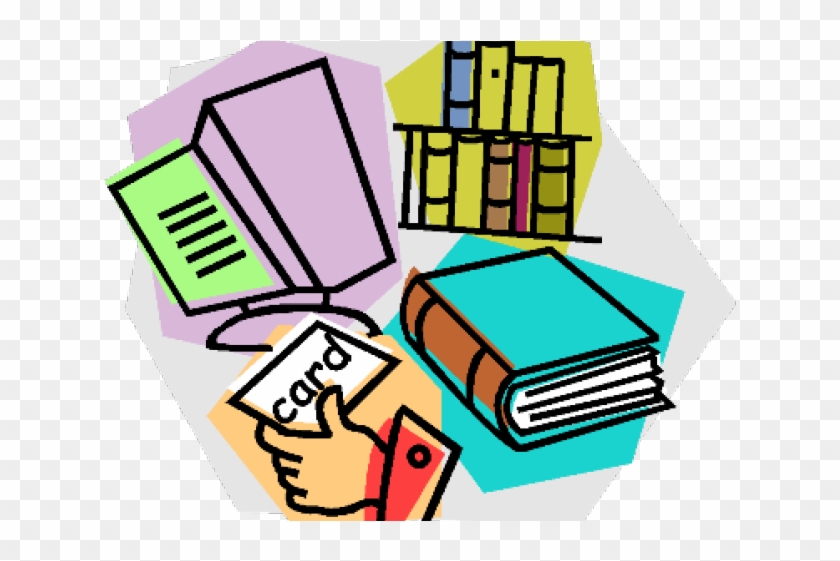Database Clipart Library Circulation Desk - Book #1622718