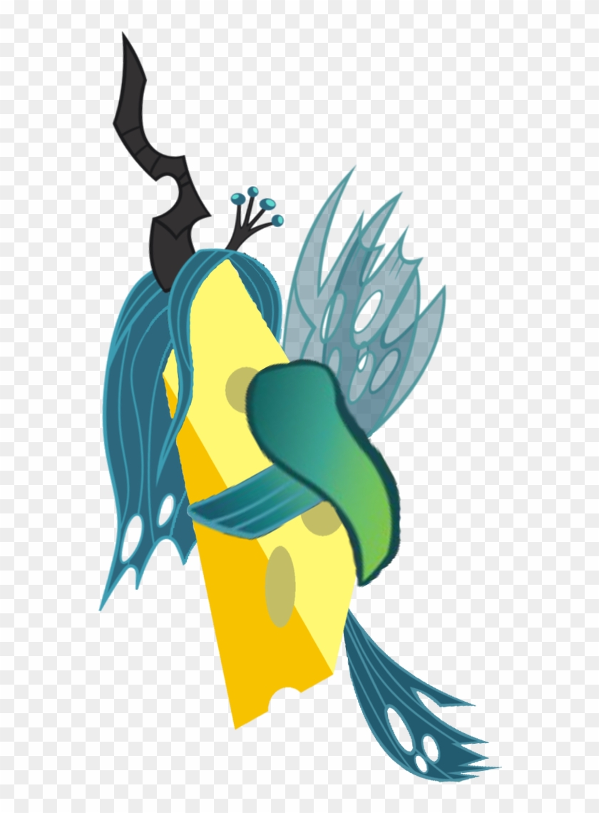 Cheese As Queen Chrysalis By Emilz The Half Demon - Illustration #1623035