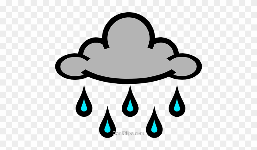 Rain Clouds Royalty Free Vector Clip Art Illustration - Rain Clouds Royalty Free Vector Clip Art Illustration #1623071