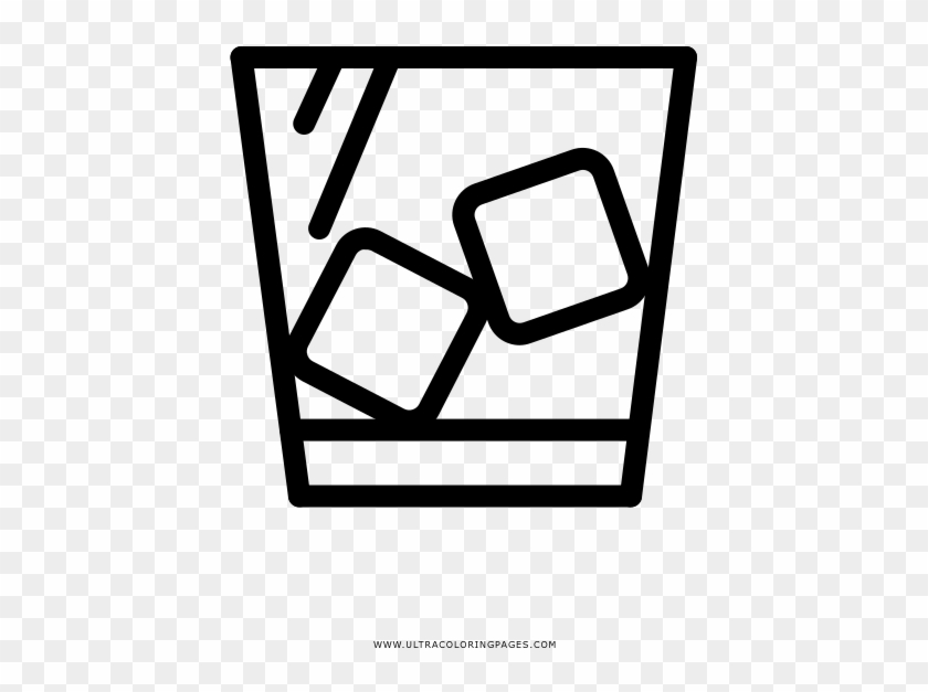 Tumbler With Ice Coloring Page - Tumbler With Ice Coloring Page #1623270