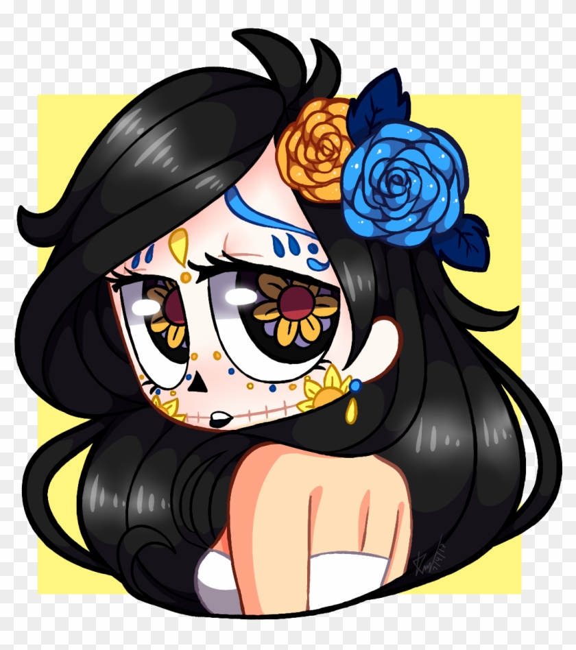Skull Girl By Kimberry77 Skull Girl By Kimberry77 - Cartoon #1623356