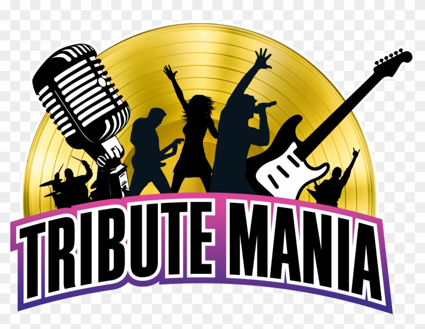 Tributemania Logo Whtline - Graphic Design #1623860