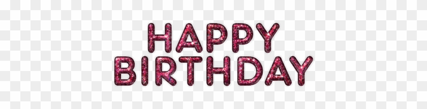 Happy Birthday Purple Letters - Graphics #1623922