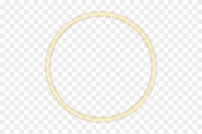 Free Png Download Golden Round Deco Border Transparent - Circle #1623943