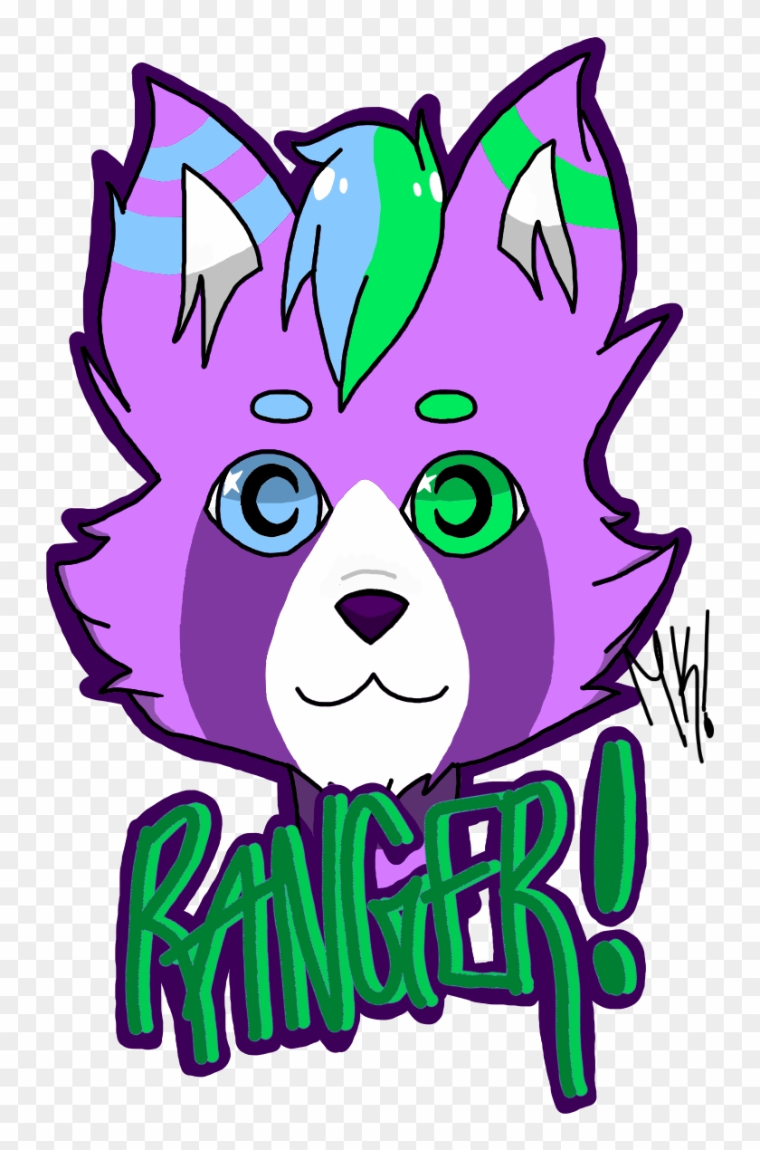 Ranger Red Panda Badge By Melancholicmilo - Cartoon #1624507