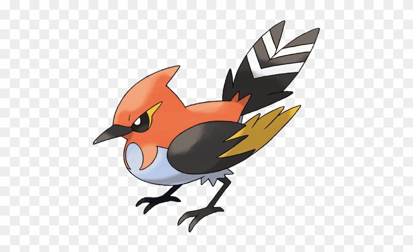 Behind The Pokemon Fletchling, Fletchinder, & Talonflame - Pokemon Fletchinder #1624678
