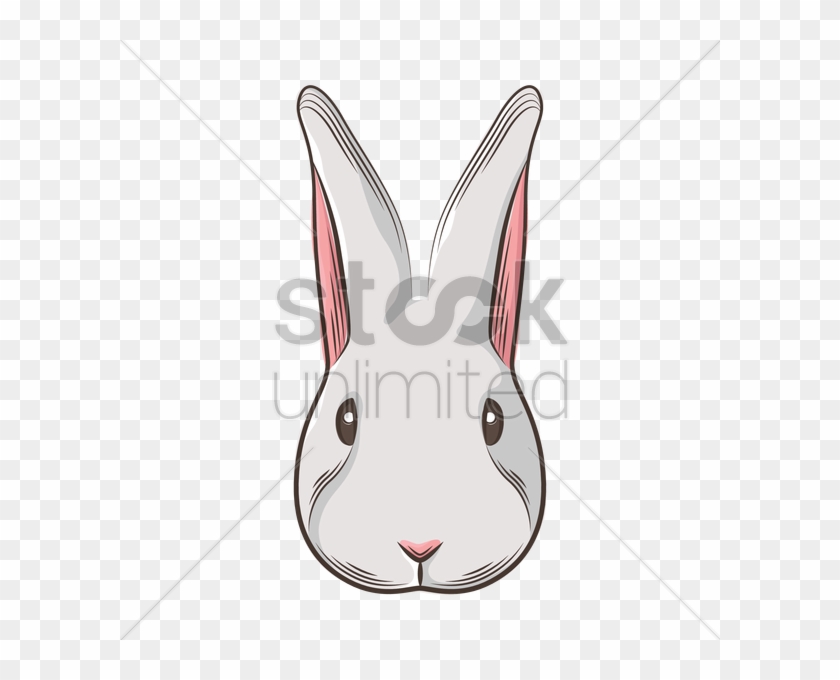 Rabbit Face Vector Graphic - Illustration #1624711