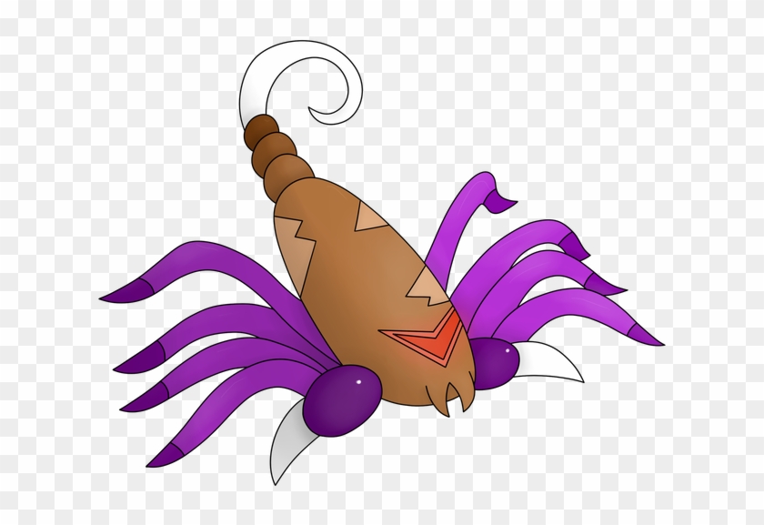 #157 Glowpion, Scorpion Fakemon By Aequlibrium - Illustration #1625193