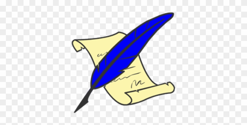 Quill Clipart Mark - Quill And Paper Cartoon #1625262