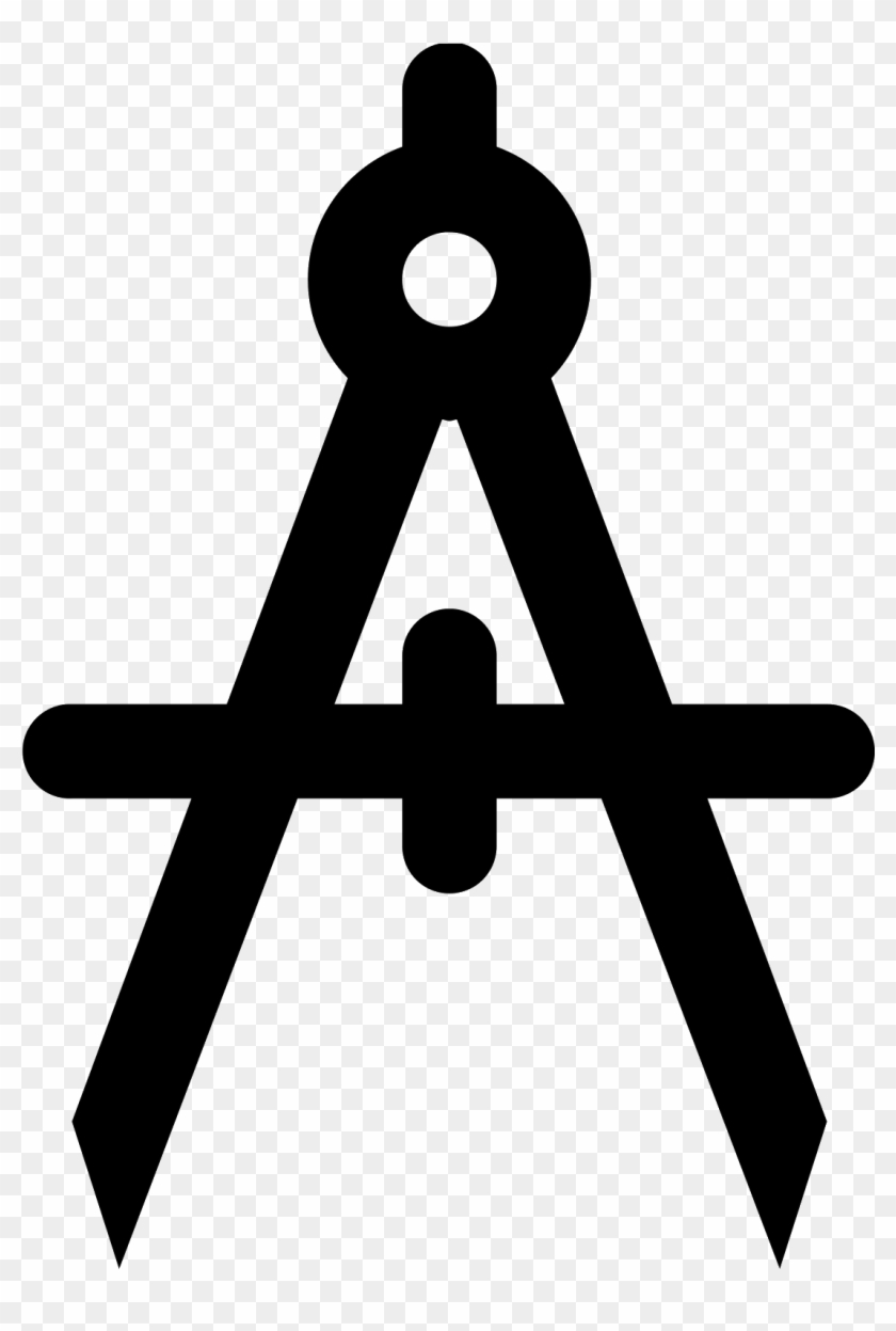 Graphic Drafting Compass Icon Free Download Png And - Compas Png #1625342