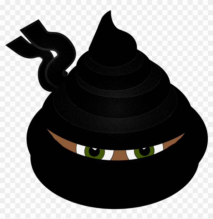This Ninja Poop's Svg Is Available Free Use On Pixabay - This Ninja Poop's Svg Is Available Free Use On Pixabay #1625699