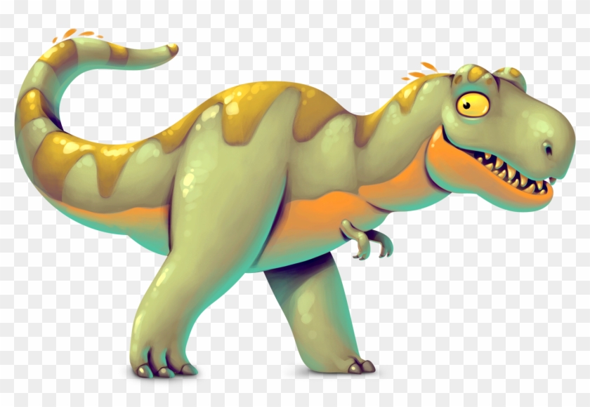 T Rex Clipart Roar - Warm Blooded Dinosaur #1626503