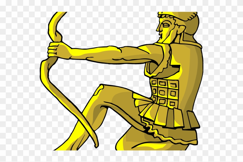 Statue Clipart Golden Statue - Imagenes De La Iliada #1626551