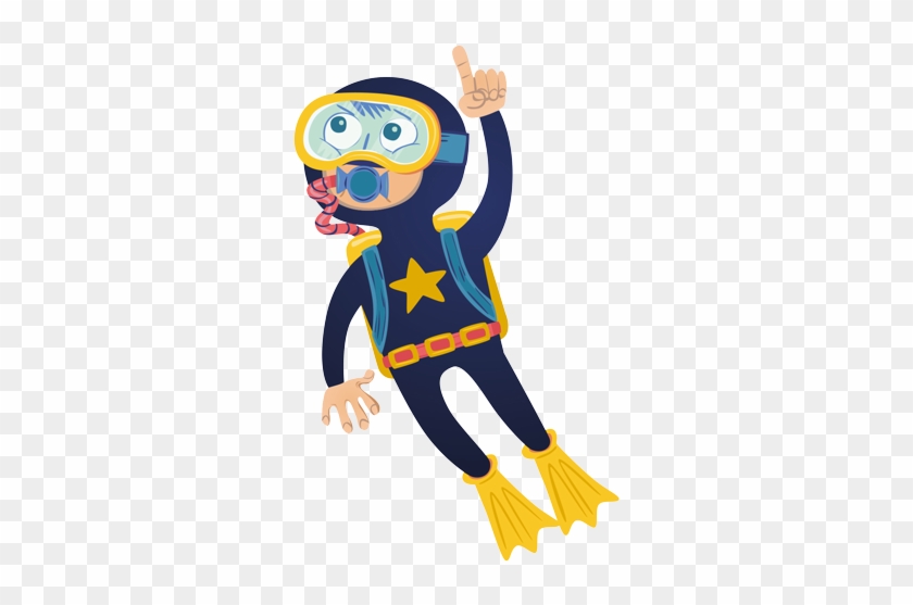 Diver - Cartoon #1626649