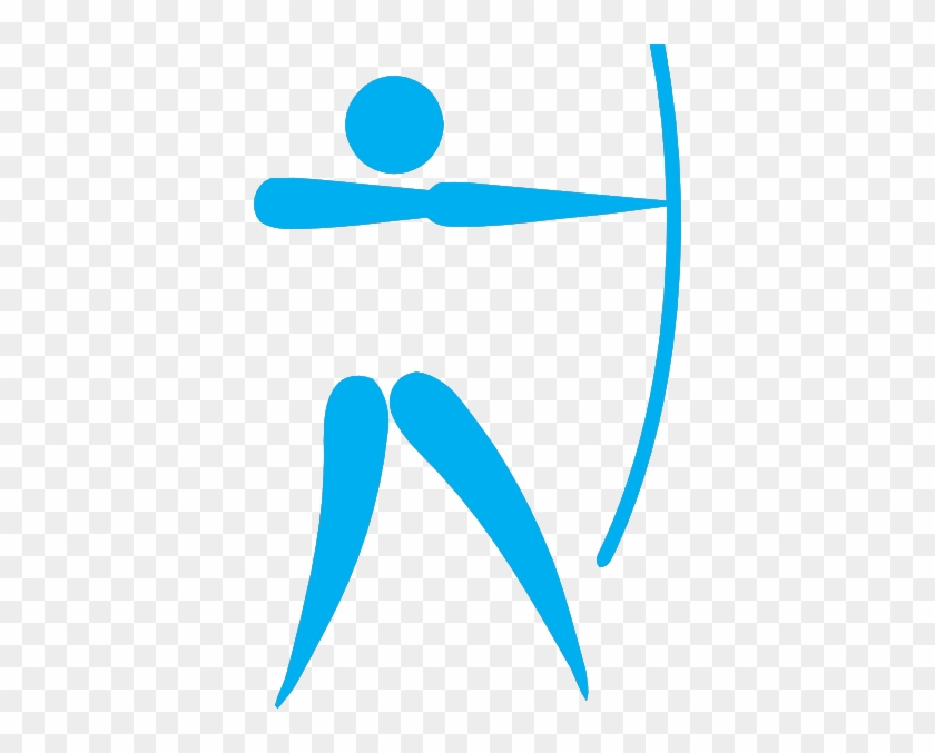 Archery Blue Svg Clip Arts 384 X 597 Px - Archery Blue Svg Clip Arts 384 X 597 Px #1626686