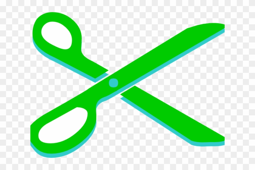 Scissor Clipart Green - Scissor Clipart Green #1626808