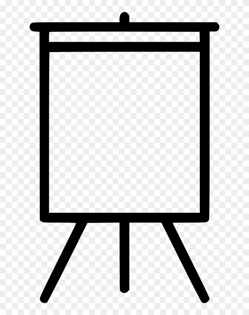 Easel Stand Presentation Promo Deck Board Art Comments - Projector Screen Icon #1626836