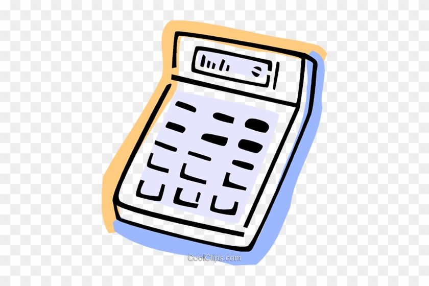Calculators Royalty Free Vector Clip Art Illustration - Calculators Royalty Free Vector Clip Art Illustration #1626905