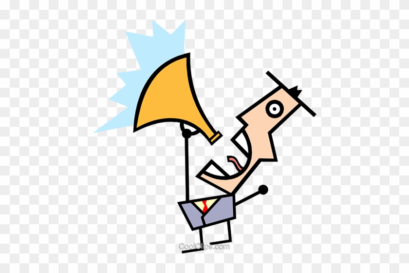 Modern Art Man Royalty Free Vector Clip Art Illustration - Special Shout Out #1626937