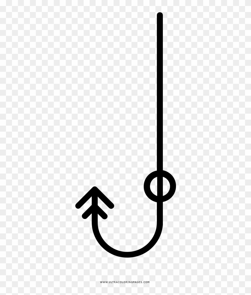 Fishing Lure Coloring Page - Calligraphy #1627084