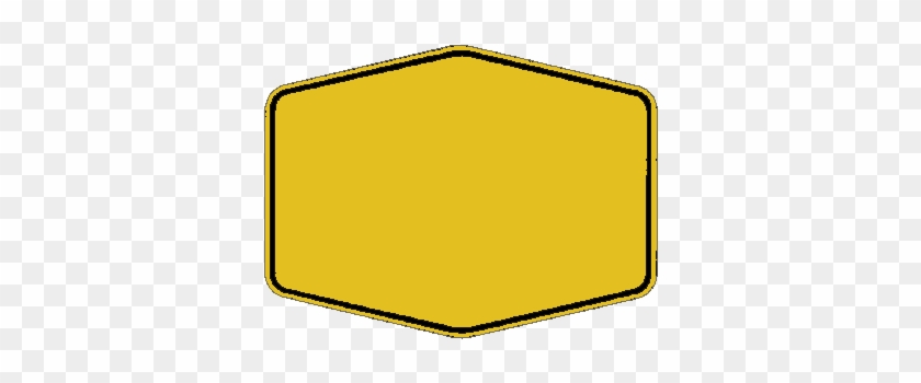 Sign /blanks/road Signs/blank Warning Sign - E 12 #1627168
