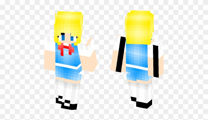 Rem Skin Minecraft , Png Download - Yoshiko Tsushima Minecraft Skin #1627282