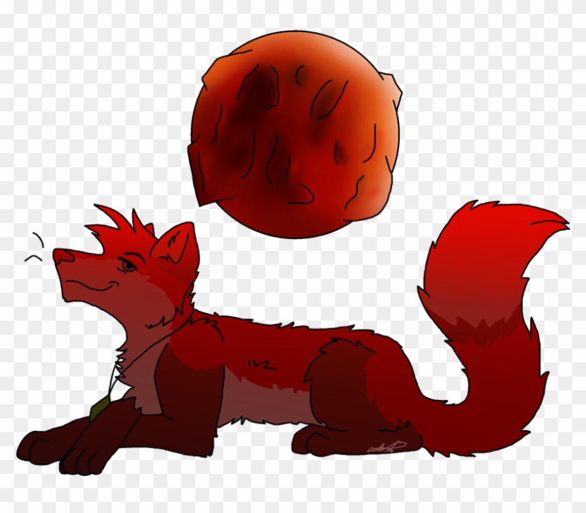 Ze Lunar Eclipse By Lilyfox123 - Cartoon #1627451