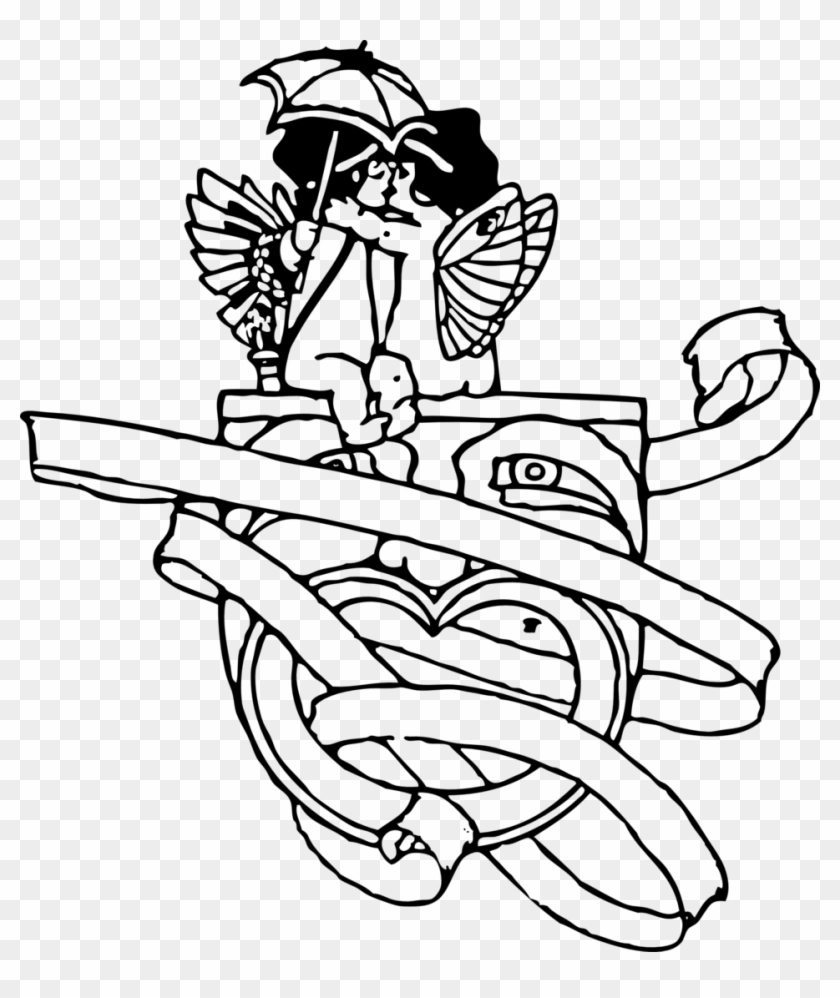 Kissing Cupids - Clip Art #1628061