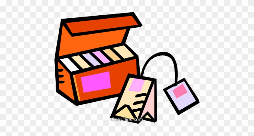 Clipart Tee Kostenlos - Tea Bag Box Clipart #1628267