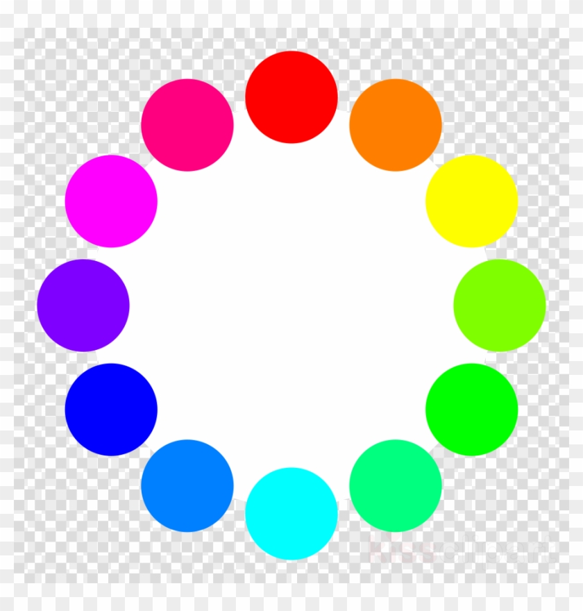 Color Wheel Circles Clipart Color Wheel Complementary - X Icon Red #1628662