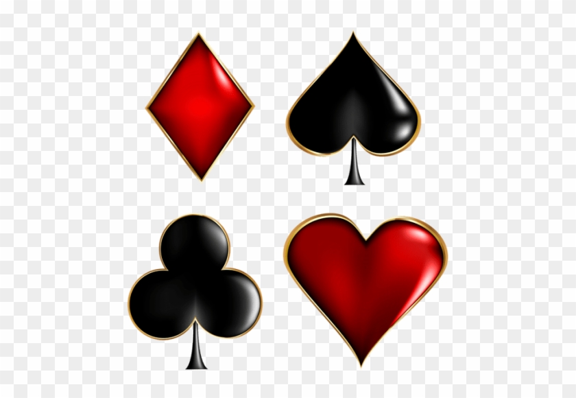 Free Png Download Card Suits Transparent Clipart Png - Playing Cards Symbols Png #1629084