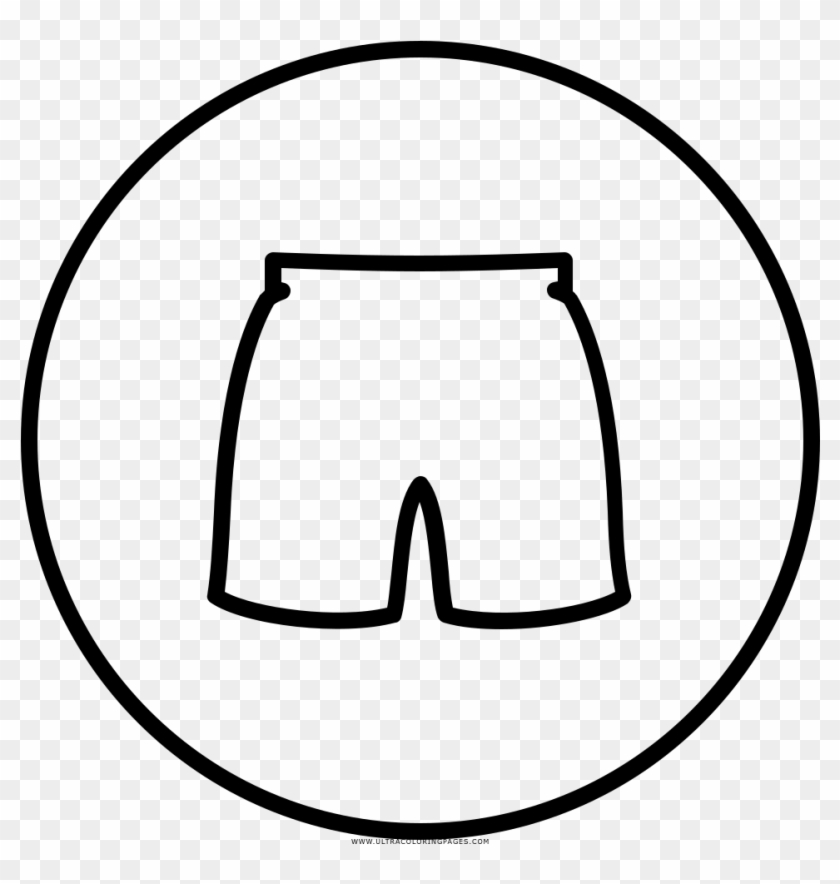 Swim Trunks Coloring Page - Darüşşafaka S.k. #1629342