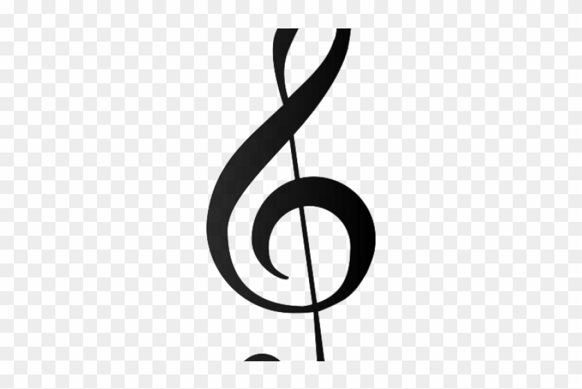 Clef Note Clipart Svg - Diseños Tatuajes Clave De Sol #1629708
